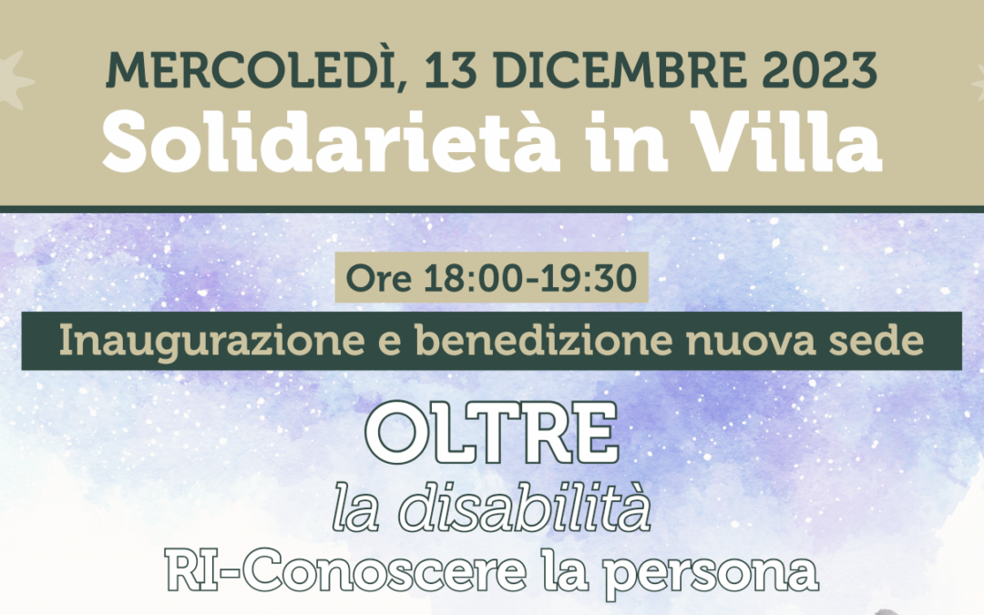 Solidarietà in Villa